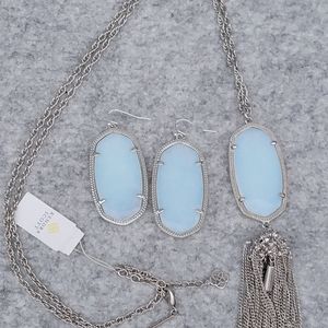 Kendra Scott Opalite Danielle & Rayne SET in Silver
